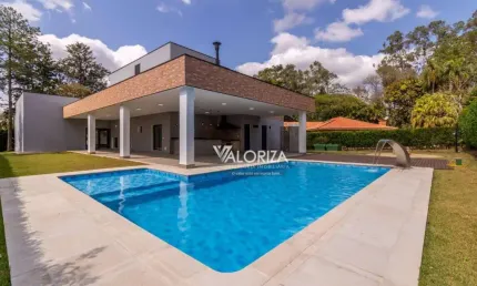 Casa com 4 dormitórios à venda, 453 m² por R$ 4.390.000,00 - Condomínio Lago Azul - Araçoiaba da Serra/SP