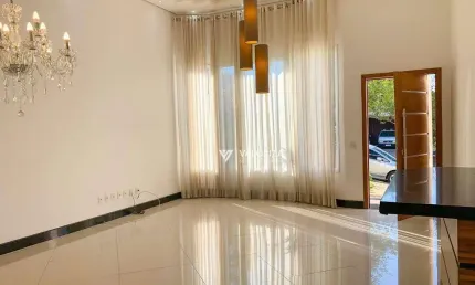 Casa com 3 dormitórios para alugar, 190 m² por r$ 6.095,00/mês - condomínio golden park alpha - sorocaba/sp