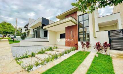 Casa com 3 quartos, sendo 1 suíte à venda, 112 m² por R$ 870.000 - Terras de São Francisco - Sorocaba/SP