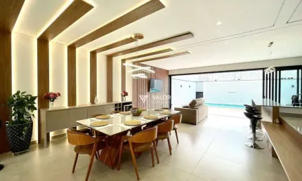 Casa com 3 dormitórios à venda, 268 m² por r$ 1.690.000,00 - residencial pampulha - sorocaba/sp