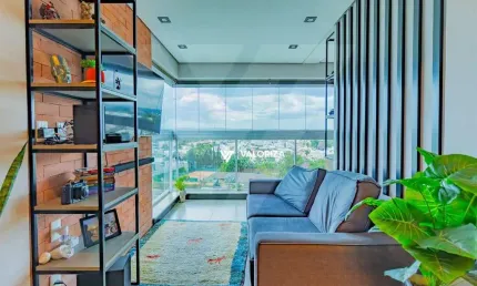 Apartamento com 1 dormitório, 50 m² - venda por R$ 580.000,00 ou aluguel por R$ 4.840,00/mês - Parque Campolim - Sorocaba/SP