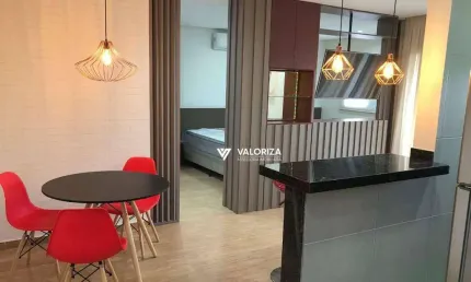 Apartamento com 1 dormitório para alugar, 56 m² por R$ 4.208,26/mês - Jardim América - Sorocaba/SP