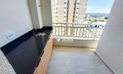 Apartamento com 3 quartos, sendo 1 suíte para alugar, 67 m² por R$ 4.020/mês - Campolim - Sorocaba/SP