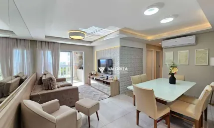 Apartamento com 3 dormitórios à venda, 97 m² por r$ 1.100.000,00 - condomínio residencial cannes - sorocaba/sp