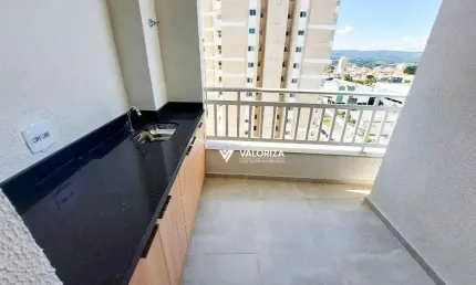 Apartamento com 3 dormitórios para alugar, 67 m² por r$ 3.420,00/mês - campolim - sorocaba/sp