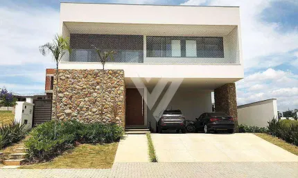 Casa com 4 dormitórios à venda, 460 m² por r$ 3.900.000,00 - alphaville nova esplanada - votorantim/sp