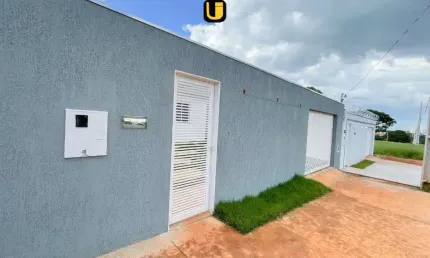 Casa à venda em Uberlândia-MG: Residencial Fruta do Conde, 2 quartos, 1 suíte, 2 salas, 2 banheiros, 2 vagas, 71m².