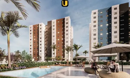 Apartamento 2 quartos, suíte, varanda gourmet, bairro grand ville - entrada parcelada em 57x