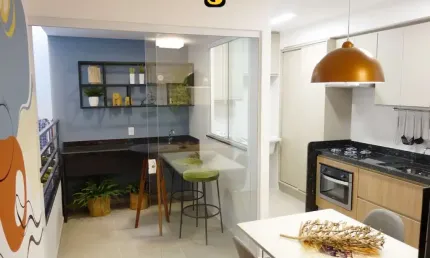 Apartamento 2/4 à venda, Suíte, Varanda Gourmet, Elevador na Zona Sul de Uberlândia com entrada parcelada