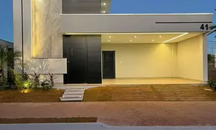 Imóvel de alto padrão: casa 3 quartos e 250m² condomínio raros em uberlândia-mg, bairro grand ville.