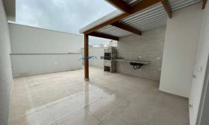 Cobertura à Venda com 2 Dormitórios 1 suíte, 105m² 2 vagas, bairro Campestre, Santo André