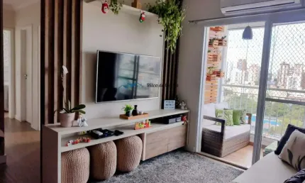 Apartamento à Venda, com 3 dormitórios, 1 suíte, 2 vagas, 83m², varanda Gourmet, Centro, São Bernardo do Campo