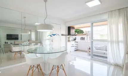 Apartamento à Venda, com 3 Suítes, 2 vagas, 119m², Condomínio Jardim de Florença, Casa Branca, Santo André