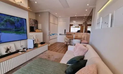 Venha morar neste lindo Apartamento pronto e decorado, com 3 Dormitórios, 1 Suíte, 70m², 1 Vaga, Campestre, Santo André
