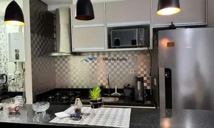 Apartamento para Venda no Centro de Diadema, com 53m², 2 Dormitórios, 1 Suíte, 1 Vaga Livre, Terraço Gourmet