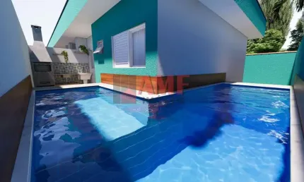 Casa em condomínio fechado com 2 quartos à venda no Cibratel II, Itanhaém 