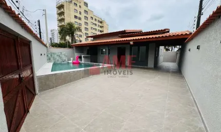 Casa lote inteiro beira mar na Vila Atlantica- Mongagua