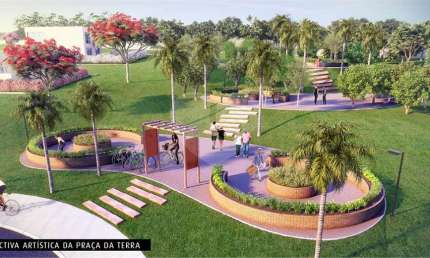 Terreno à venda na Da Cachoeira, --, Estância Parque de Atibaia, Atibaia