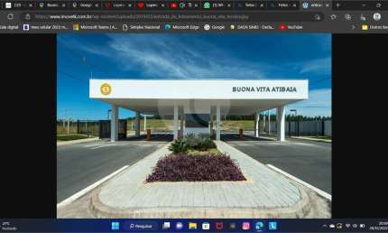Terreno em condomínio fechado à venda na Estrada dos Pires, --, Chácaras Maringá, Atibaia