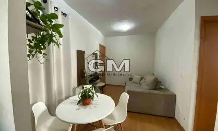 Apartamento com 2 quartos à venda na reserva real, ribeirão preto , 45 m2 por r$ 180.000