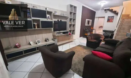Sobrado com 3 dormitórios à venda, 170 m² por r$ 479.000,00 - parque residencial flamboyant - são josé dos campos/sp