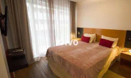 Apartamento com quarto à venda, 30 m² por R$ 372.000 - Paraíso