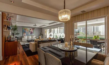 Apartamento com 4 dormitórios à venda, 240 m² por r$ 4.300.000,00 - brooklin - são paulo/sp