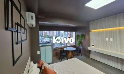 Studio com 1 dormitório à venda, 28 m² por r$ 495.000,00 - vila clementino - são paulo/sp