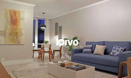 Apartamento MOBILIADO, com 2 dormitórios, 1 vaga para alugar, 76 m² - Moema Pássaros - São Paulo/SP