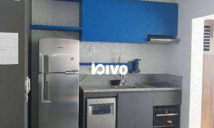 Apartamento com 1 dormitório para alugar, 41 m² por R$ 5.381,00/mês - Brooklin - São Paulo/SP
