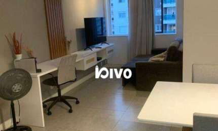 Apartamento com 3 dormitórios para alugar, 76 m² por R$ 8.857/mês - Vila Olímpia - São Paulo/SP