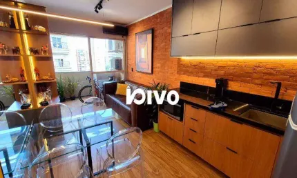 Flat com 1 dormitório à venda, 33 m² por r$ 800.000,00 - vila uberabinha - são paulo/sp