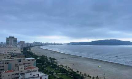 Apartamento para alugar, 73 m² por R$ 6.499,02/mês - Gonzaga - Santos/SP