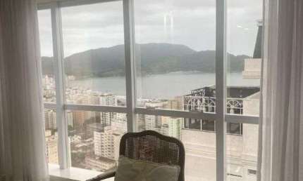 Apartamento para alugar, 103 m² por R$ 10.900,02/mês - Aparecida - Santos/SP