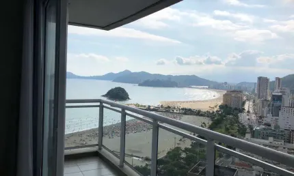 Lindo apto unlimited gonzada santos-sp, locação ou venda