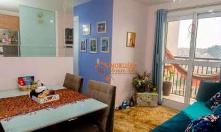 Apartamento com 3 dormitórios à venda, 60 m² por R$ 405.000,00 - Jardim Las Vegas - Guarulhos/SP