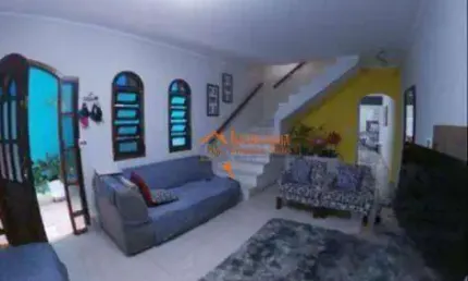 Sobrado com 3 dormitórios à venda, 177 m² por r$ 550.000,00 - jardim acácio - guarulhos/sp