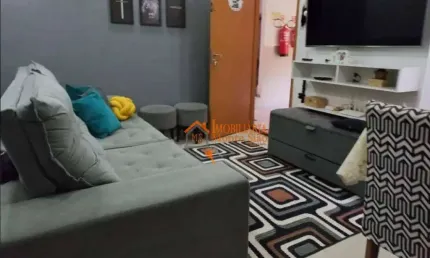 Apartamento com 2 dormitórios à venda, 42 m² por r$ 217.000,00 - água chata - guarulhos/sp