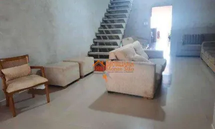 Sobrado com 3 dormitórios à venda, 230 m² por r$ 479.000,00 - parque continental i - guarulhos/sp