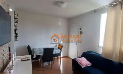 Apartamento com 2 dormitórios à venda, 43 m² por R$ 210.000,00 - Jardim São Domingos - Guarulhos/SP