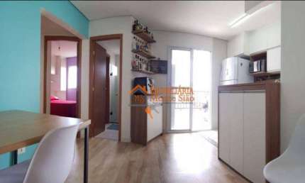 Apartamento com 2 dormitórios à venda, 46 m² por R$ 380.000,00 - Vila Galvão - Guarulhos/SP