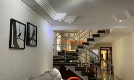 Sobrado com 3 dormitórios à venda, 228 m² por r$ 901.000,00 - jardim santa clara - guarulhos/sp