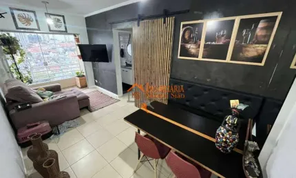 Apartamento com 2 dormitórios à venda, 59 m² por R$ 382.000,00 - Jardim Zaira - Guarulhos/SP