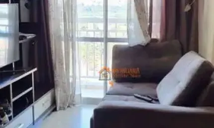 Apartamento com 2 dormitórios à venda, 53 m² por R$ 415.000,00 - Centro - Guarulhos/SP