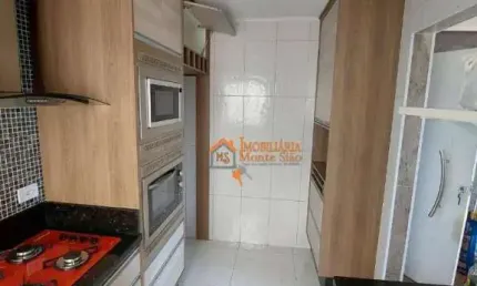 Apartamento com 2 dormitórios à venda, 44 m² por r$ 212.000,00 - jardim são luis - guarulhos/sp