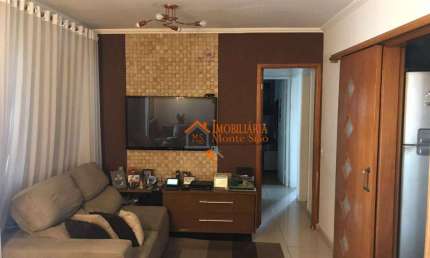Apartamento com 3 dormitórios à venda, 69 m² por R$ 585.500,00 - Vila das Bandeiras - Guarulhos/SP