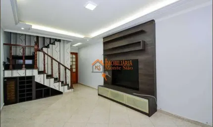 Sobrado com 3 dormitórios à venda, 136 m² por R$ 680.000,00 - Parque Continental I - Guarulhos/SP