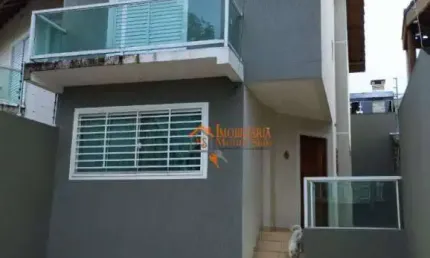 Sobrado com 3 dormitórios à venda, 103 m² por R$ 680.000,00 - Jardim Santa Clara - Guarulhos/SP