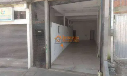Salão para alugar, 105 m² por r$ 1.720,00/mês - recreio são jorge - guarulhos/sp