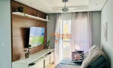 Apartamento com 3 dormitórios à venda, 76 m² por R$ 586.000,00 - Jardim Testae - Guarulhos/SP